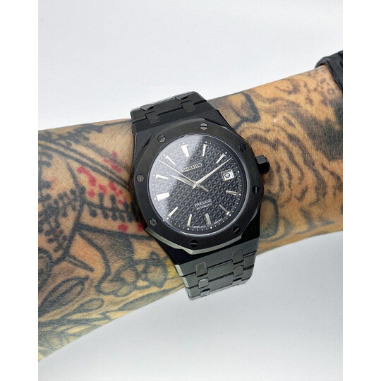 Custom Seiko Mod • Black Sharp Edge Presage AP • 42mm